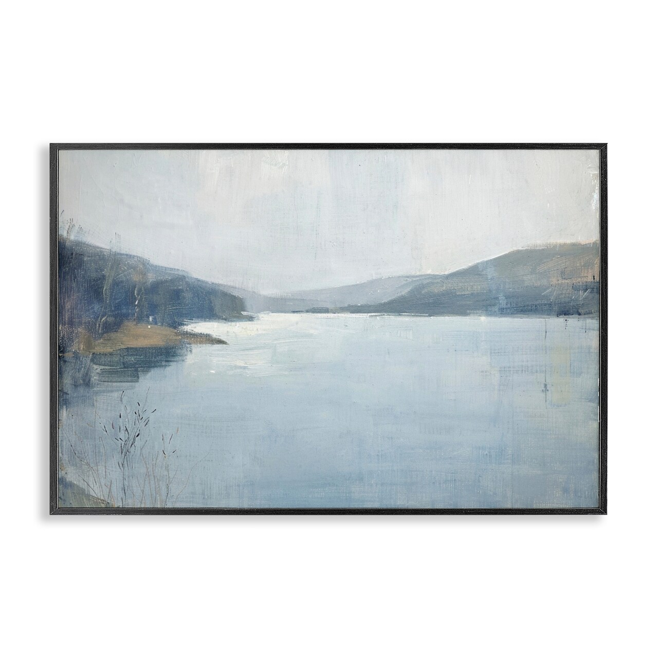 Stupell Industries Faded Distant Mountains Framed Giclee Wall Art Design by LSR Design Studio